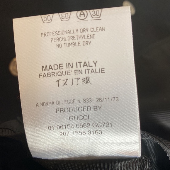 Gucci Black Wool Jacket - Picture 10 of 12